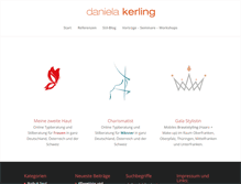 Tablet Screenshot of daniela-kerling.de